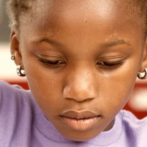 Child doing homework